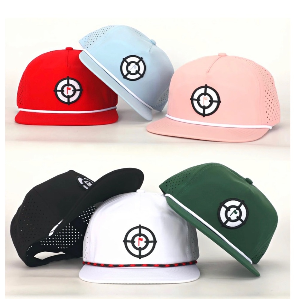 PINNED Colorway Snapback Hats pink, blue, white and red available